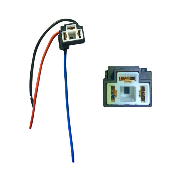 SOCKET BOMBILLO H4 CERAMICA CURVO (CABLE 16)