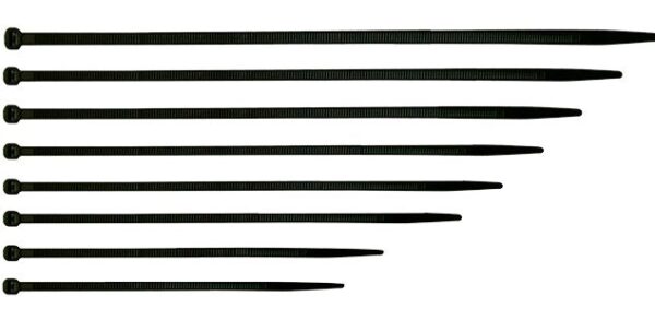 ABRAZADERA PLASTICA NEGRA 702X9MM PAQX100