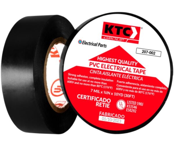 CINTA AISLANTE PEQUENA ELECTRICA EN PVC NEGRA ROLL