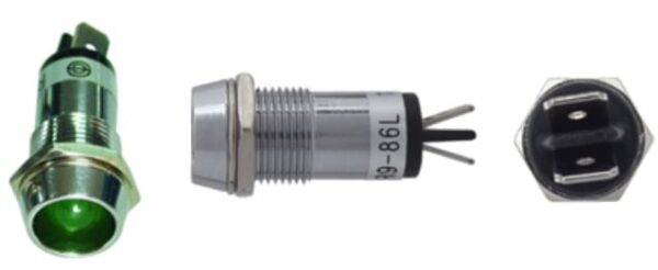 SWITCH PILOTO 12V TIPO LED VERDE