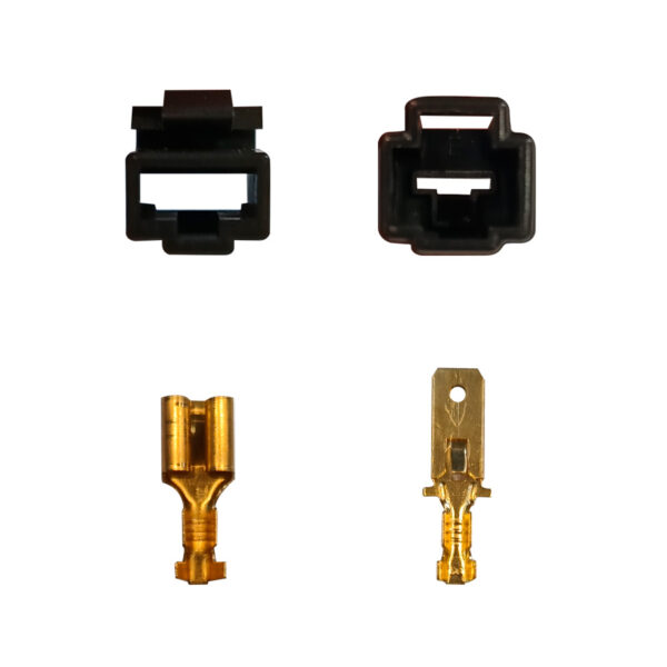 SOCKET 1 VIA SIN CABLE PLASTICO NEGRO