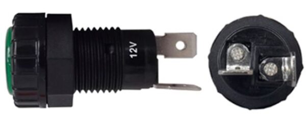 SWITCH PILOTO 12V TIPO MERIT LED VERDE