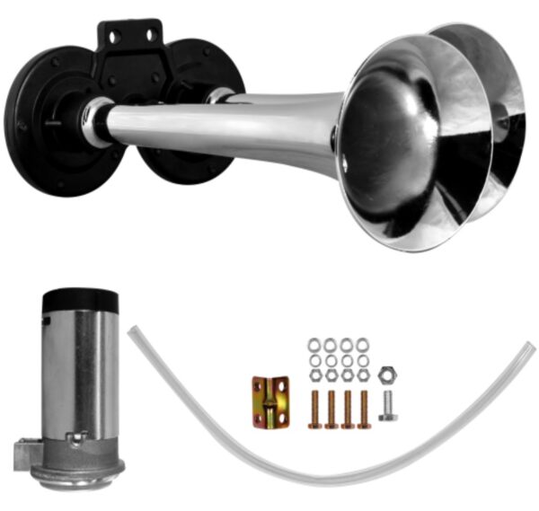 CORNETA DOBLE 232X295MM CON COMPRESOR 12V 1PC