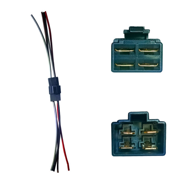 PACHA CONECTOR CON CABLE 4 VIAS MACHO-HEMBRA CABLE