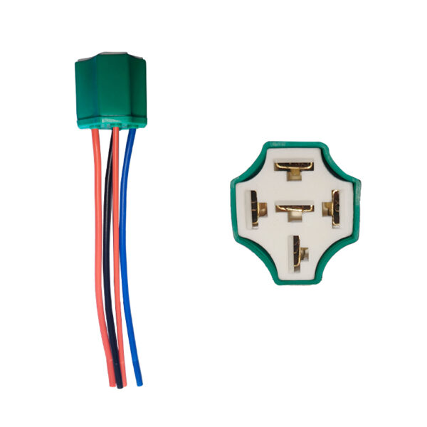 SOCKET RELAY 5P CERAMICA (CABLE 16 Y 20)