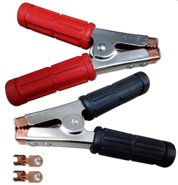 CAIMAN/PINZAS EN COBRE (SET 2 PCS) PARA CABLES AUX