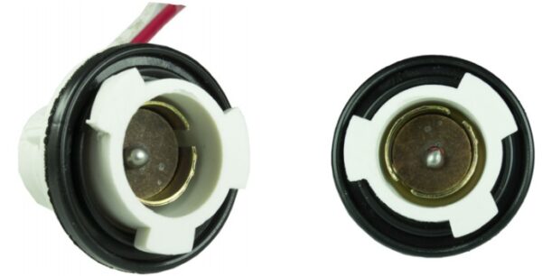 SOCKET LAMPARA 7020 3 GUIAS 1 CONTACTO ENCAUCHETAD