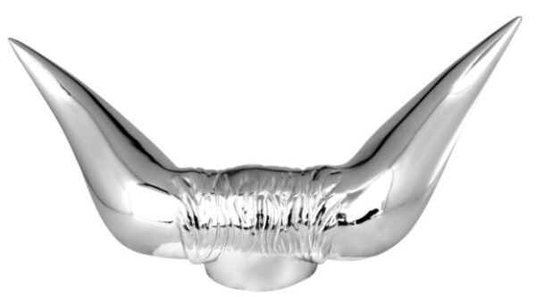 EMBLEMA CACHO TORO CROMADO PARA CAPOT 1PC