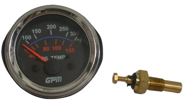 MEDIDOR TEMPERATURA ACEITE ELECT. 12V CON PERA SEN