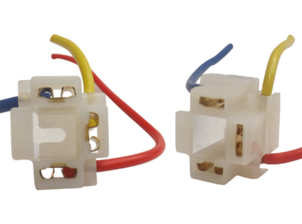 SOCKET BOMBILLO H4 CURVO BLANCO