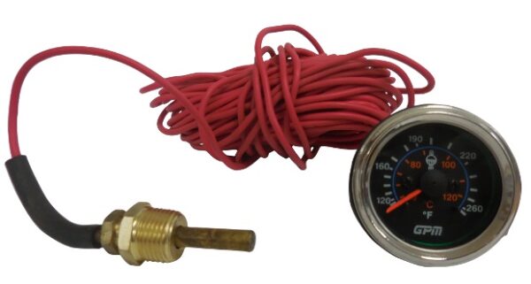 MEDIDOR TEMPERATURA MECANICO GUAYA 600 T.NEGRO-ARO