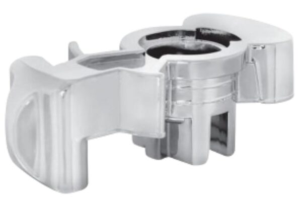 BOTON UNIVERSAL CROMADO EN ABS PARA PERILLA DE VEL