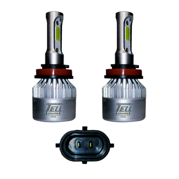 BOMBILLO LED H8 S2 IP67 6000-6500K 12-24V 8.000LM
