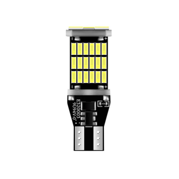 BOMBILLO LED CANBUS T15 45LED AMBAR FIJO 12V-24V M