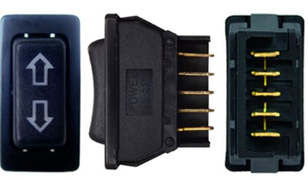 SWITCH ELEVAVIDRIOS 5P FLECHA ILUMINADO
