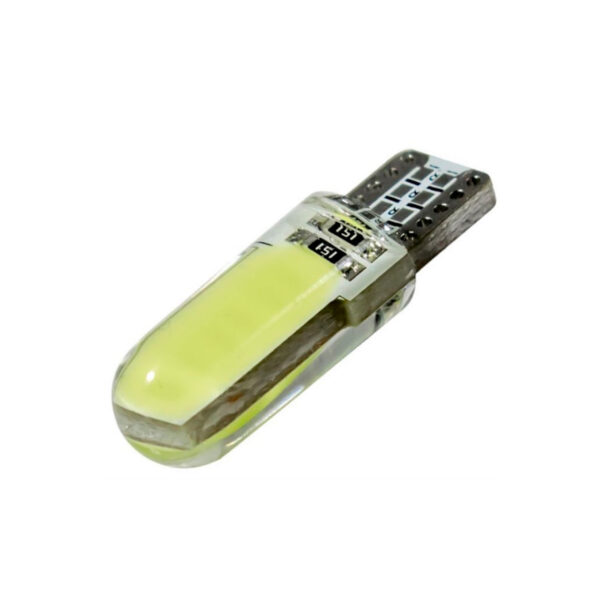 BOMBILLO LED T10 BLANCO COB FIJO 12V UND