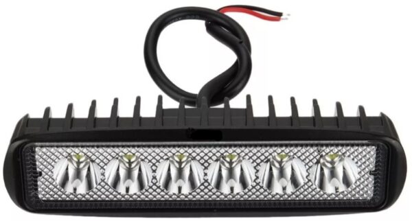 BARRA EXPLORADORA LED MINI 6LED 12-24V BLANCA 15X4