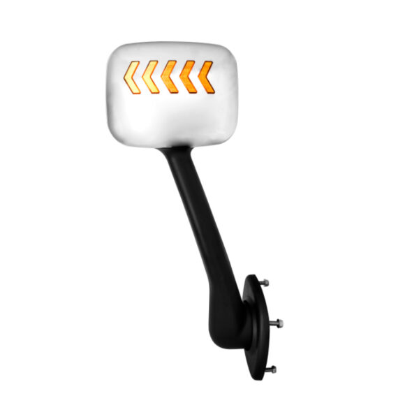 ESPEJO CROMADO PARA CAPOT CON LUZ LED FREIGHTLINER