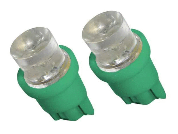 BOMBILLO T10 12V LED 158 VERDE EXPANSIVO JGO KTC