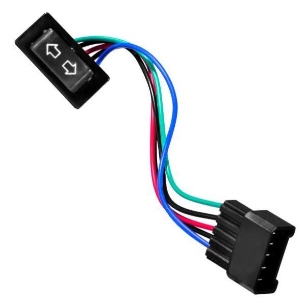 SWITCH ELEVAVIDRIOS 5P FLECHA CON CABLES