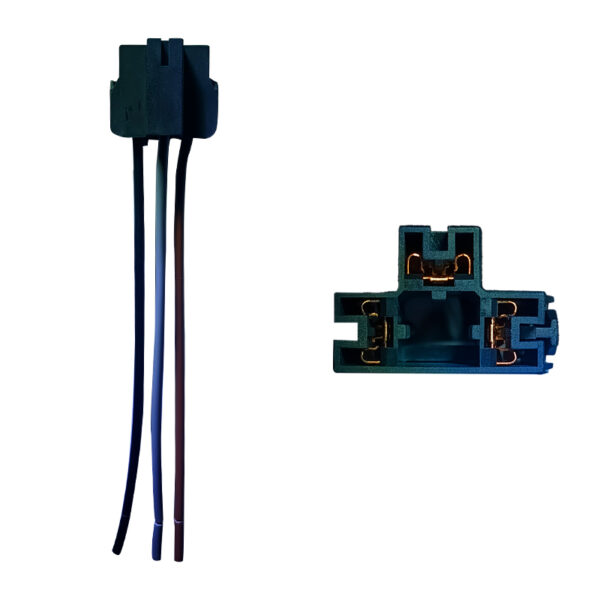 SOCKET BOMBILLO H4 PLASTICO CON SEGURO (CABLE 14)
