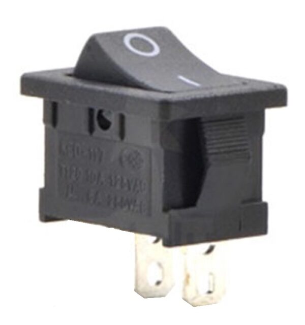 SWITCH TECLA 2P BALANCIN MINIATURA PEQUENO NEGRO