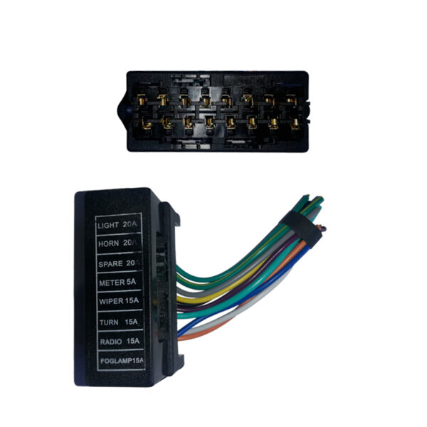 PORTAFUSILERA ELEC 8 PTS CON CABLE