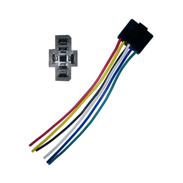 SOCKET ELEVAVIDRIOS 6 PINES CON CABLE