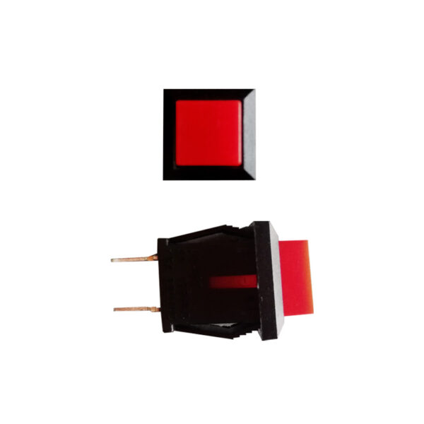 SWITCH PULSADOR CUADRADO CORTO