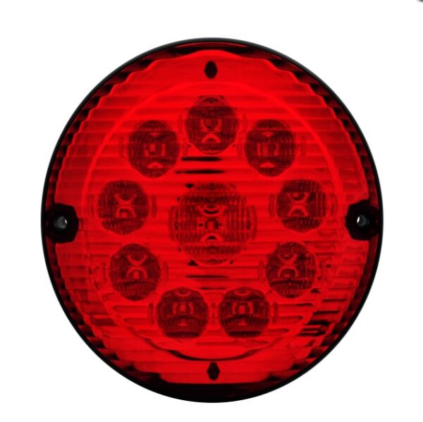 LAMPARA REDONDA STOP 6PULG 10 LED ROJO TIPO MARCOP