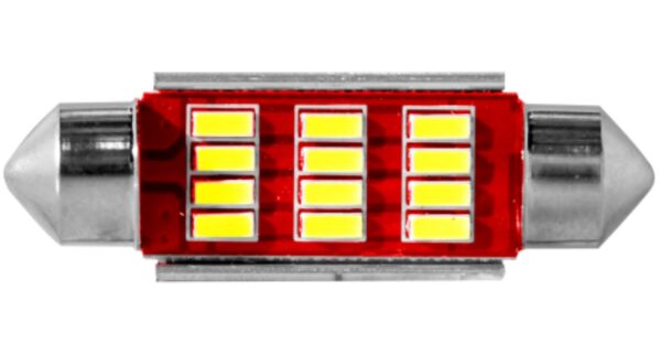 BOMBILLO FESTON T11X41MM 10 LED BLANCO 4014 SMD CA
