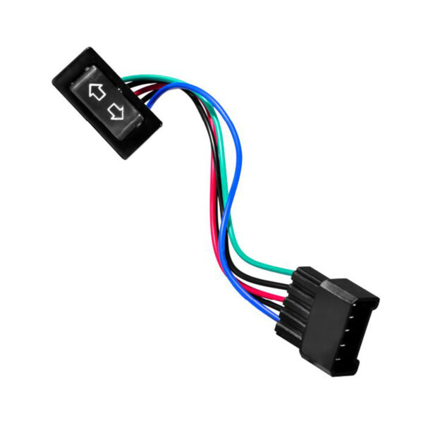 SWITCH ELEVAVIDRIOS 5P FLECHA ILUMINADO CON CABLES