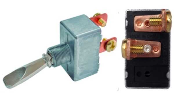 SWITCH 1 GOLPE 2P CODILLO METALICO 50AMP (34212)