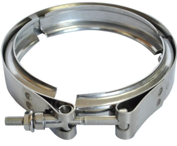 ABRAZADERA TURBO 5 PULG EN ACERO INOXIDABLE
