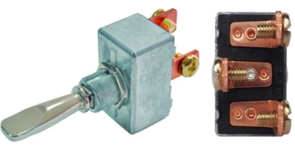 SWITCH 2 GOLPES 3P CODILLO METALICO 50AMP (34215)