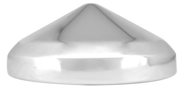 TAPA EJE TRASERO CROMADO 8 1/8 PUNTA DIAMANTE (310